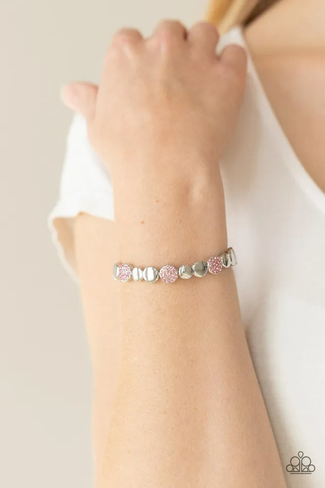 Dimensional Dazzle Pink Bracelet Jewelry by Bretta Paparazzi Accessories Bracelets Dimensional Dazzle Pink Bracelet Jewelry by Bretta Paparazzi Accessories Bracelets