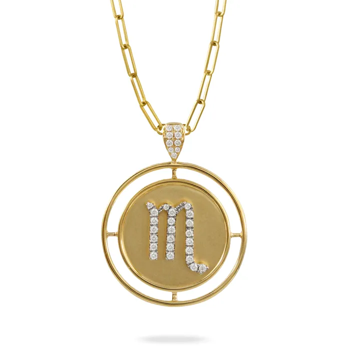 Doves Doron Paloma PreStyled Sets Doves Doron Paloma Gold Diamond Scorpio Zodiac Pendant Doves Doron Paloma PreStyled Sets Doves Doron Paloma Gold Diamond Scorpio Zodiac Pendant