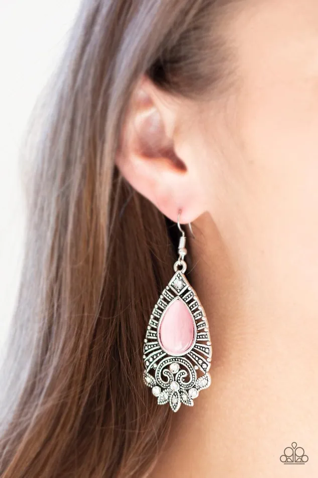 Earrings Majestically Malibu Pink Earrings Jewelry by Bretta Paparazzi Accessories Earrings Majestically Malibu Pink Earrings Jewelry by Bretta Paparazzi Accessories