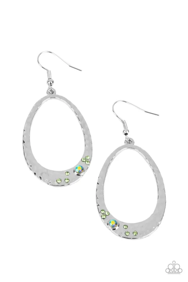 Earrings Paparazzi Accessories Seafoam Shimmer Green Earrings Jewelry by Bretta
