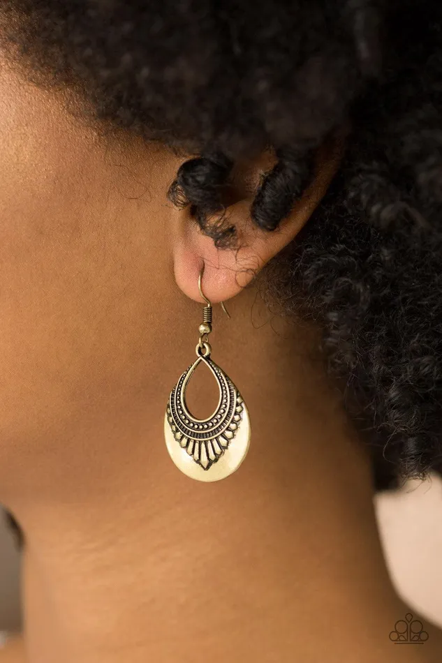 Earrings Paparazzi Accessories Totally Terrestrial Brass Earrings Jewelry by Bretta Earrings Paparazzi Accessories Totally Terrestrial Brass Earrings Jewelry by Bretta
