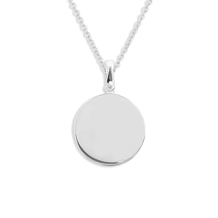EverWith Necklaces EverWith Engraved Tree of Life Discreet Messaging Handprint or Footprint Memorial Pendant