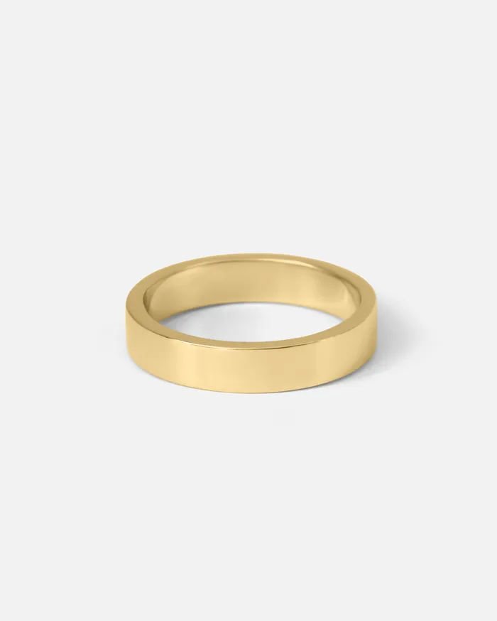 Fitzgerald Jewelry Flat Band 45mm in 14k Gold Rings Fitzgerald Jewelry Flat Band 45mm in 14k Gold Rings