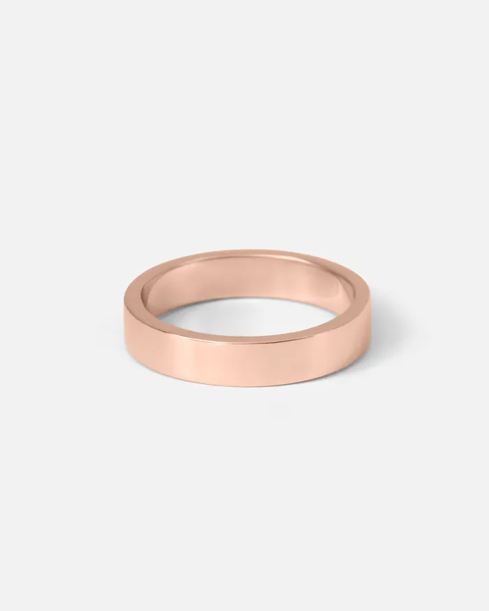 Fitzgerald Jewelry Flat Band 45mm in 14k Gold Rings Fitzgerald Jewelry Flat Band 45mm in 14k Gold Rings