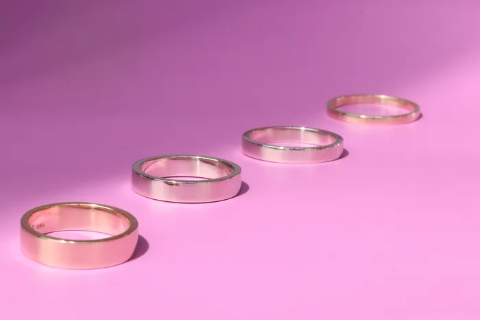 Fitzgerald Jewelry Flat Band 45mm in 14k Gold Rings Fitzgerald Jewelry Flat Band 45mm in 14k Gold Rings