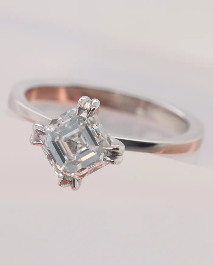 Fitzgerald Jewelry Rings Ash Asscher Cut Diamond Ring Fitzgerald Jewelry Rings Ash Asscher Cut Diamond Ring