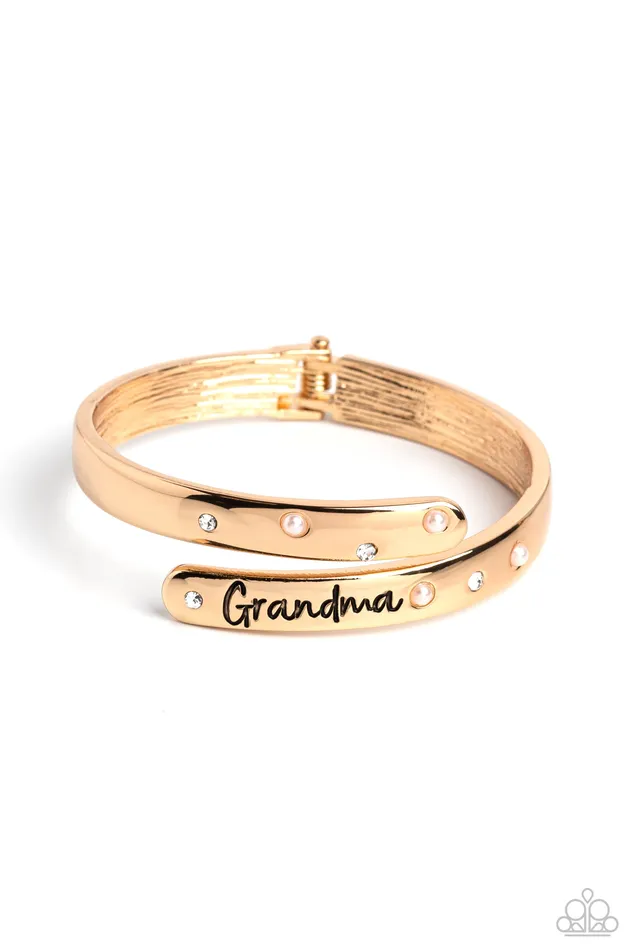 Gorgeous Grandma Gold Bracelet Jewelry by Bretta Paparazzi Accessories Bracelets