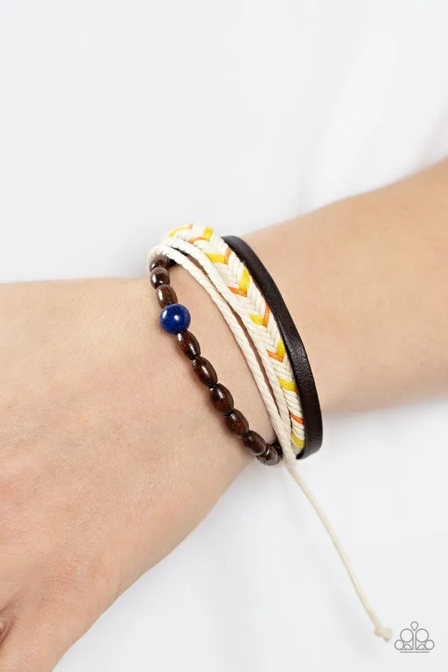 Hipster Hideaway Blue Urban Bracelet Jewelry by Bretta Paparazzi Accessories Bracelets Hipster Hideaway Blue Urban Bracelet Jewelry by Bretta Paparazzi Accessories Bracelets