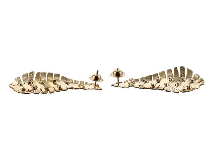 Hueb Earrings Hueb Diamond Yellow Gold Earrings