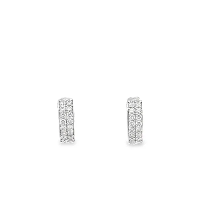 Huggie Diamond Earrings YaninaCo Jewelry Earrings