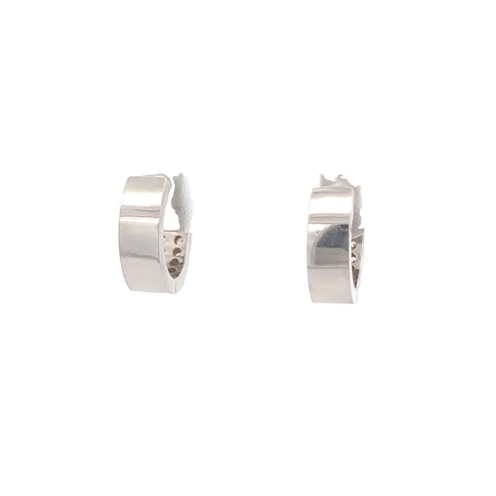 Huggie Diamond Earrings YaninaCo Jewelry Earrings