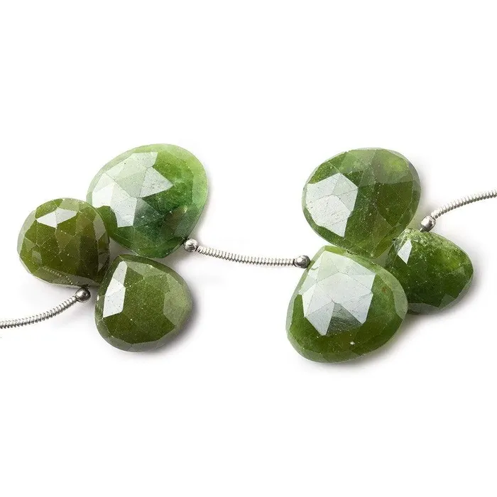 Idocrase Heart Briolette Beadsofcambaycom Necklaces Idocrase Heart Briolette Beadsofcambaycom Necklaces