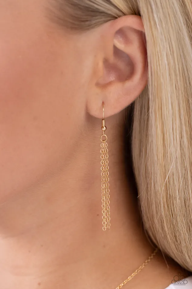 Leave Your Initials Gold K Jewelry By Bretta Paparazzi Accessories Earrings