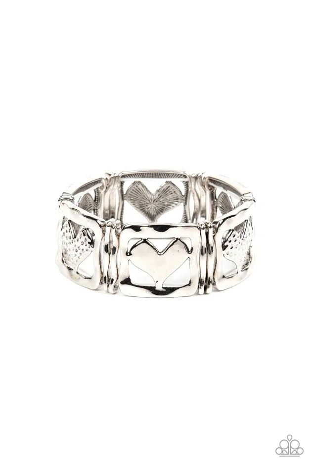 Legendary Lovers Silver Bracelet Jewelry by Bretta Paparazzi Accessories Bracelets