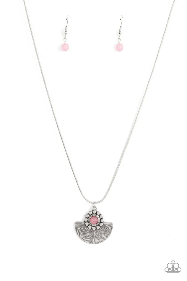 Magnificent Manifestation Pink Necklace Jewelry by Bretta Paparazzi Accessories Necklaces