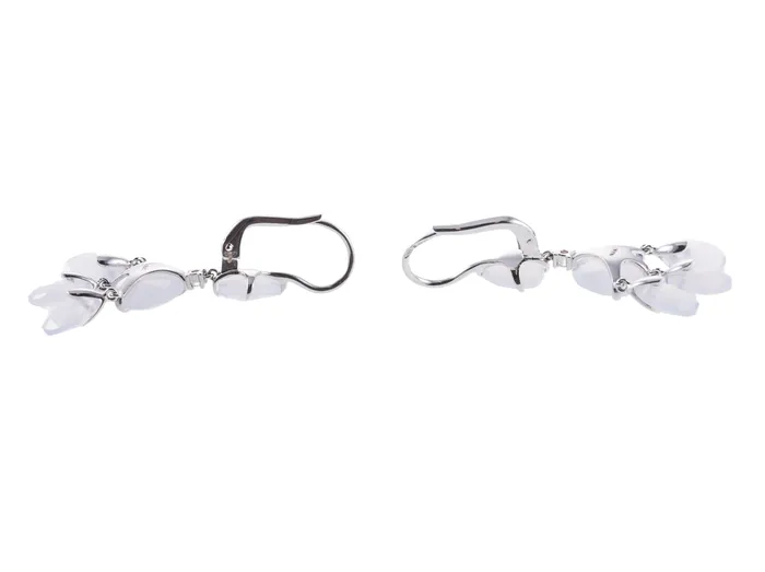 Mimi Milano Mila Chalcedony Diamond Gold Earrings Mimi Milano Earrings