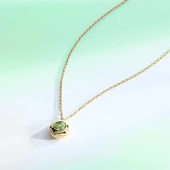 Morellato Necklaces Womens silver necklace with yellow gold plating and peridot Morellato Eternal Treasures Morellato Necklaces Womens silver necklace with yellow gold plating and peridot Morellato Eternal Treasures