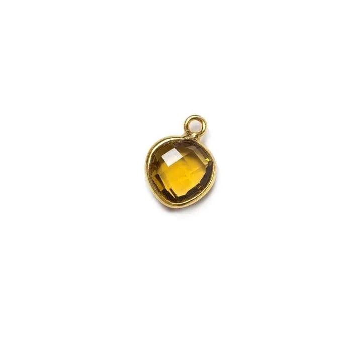 Necklaces 9x9mm Vermeil Bezeled Whiskey Quartz faceted heart Pendant 1pc Beadsofcambaycom Necklaces 9x9mm Vermeil Bezeled Whiskey Quartz faceted heart Pendant 1pc Beadsofcambaycom
