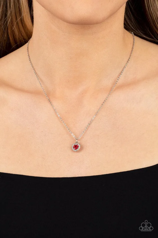 Necklaces A Little Lovestruck Red Necklace Jewelry by Bretta Paparazzi Accessories Necklaces A Little Lovestruck Red Necklace Jewelry by Bretta Paparazzi Accessories