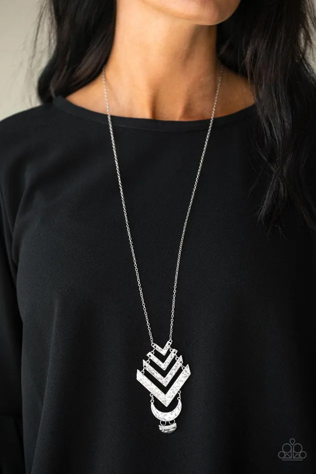 Necklaces Artisan Edge Silver Necklace Jewelry By Bretta Paparazzi Accessories