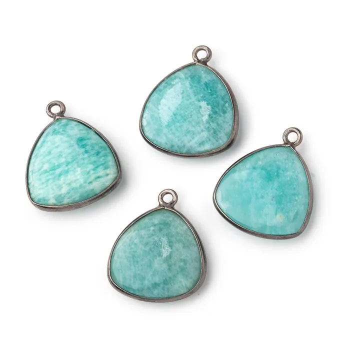 Necklaces Beadsofcambaycom 17x17mm Black Gold 925 Bezel Amazonite Plain Triangle Pendant 1 Focal Bead Necklaces Beadsofcambaycom 17x17mm Black Gold 925 Bezel Amazonite Plain Triangle Pendant 1 Focal Bead