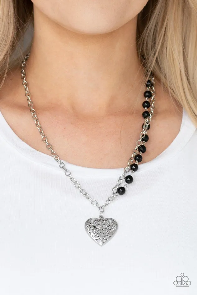 Necklaces Forever In My Heart Black Necklace Jewelry by Bretta Paparazzi Accessories Necklaces Forever In My Heart Black Necklace Jewelry by Bretta Paparazzi Accessories