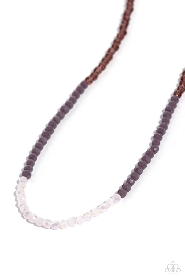 Necklaces Paparazzi Accessories Backstage Beauty Purple Necklace Jewelry by Bretta