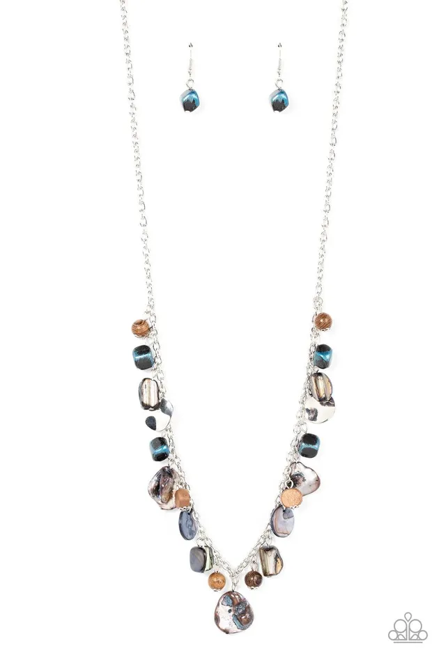 Necklaces Paparazzi Accessories Caribbean Charisma Blue Necklace Jewelry by Bretta