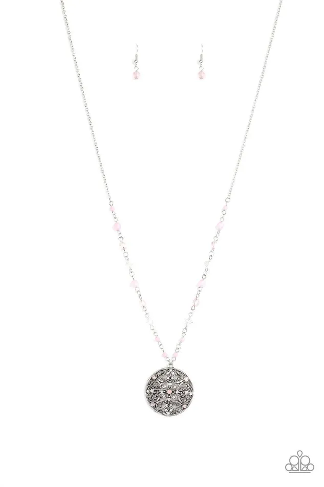 Necklaces Paparazzi Accessories Everyday Enchantment Pink Necklace Jewelry by Bretta