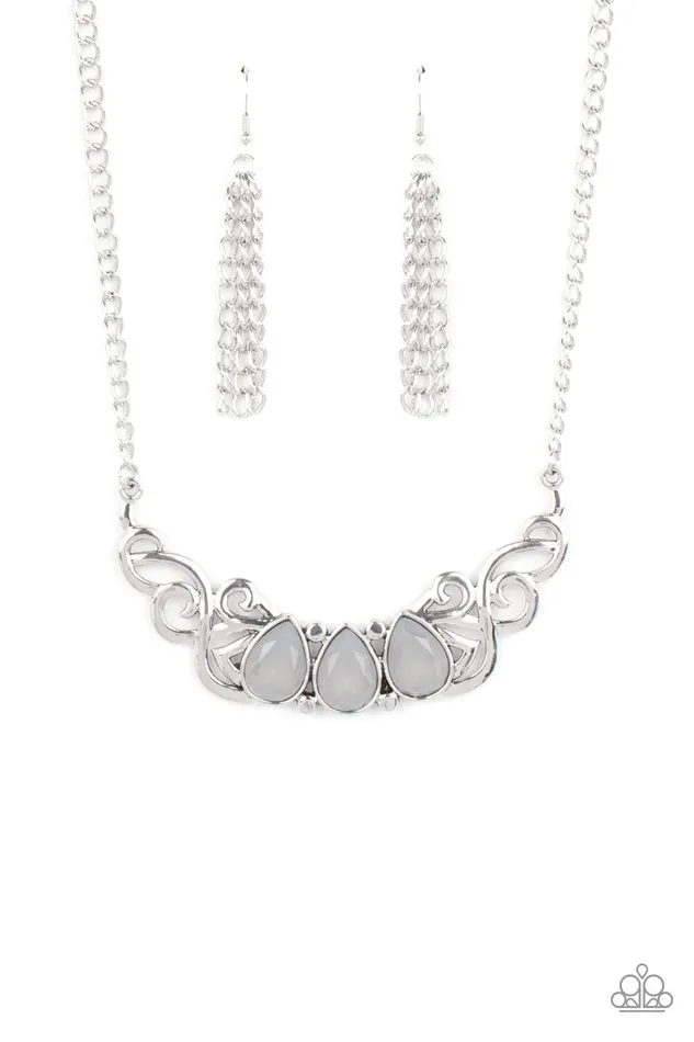 Necklaces Paparazzi Accessories Heavenly Happenstance Silver Necklace Jewelry by Bretta