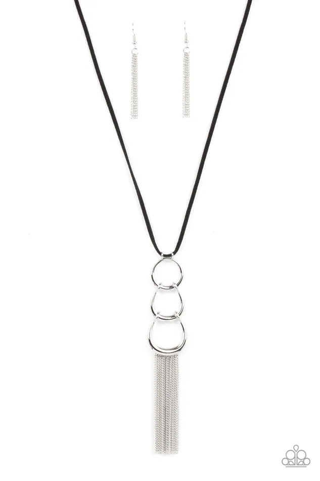 Necklaces Paparazzi Accessories Industrial Conquest Black Necklace Jewelry by Bretta
