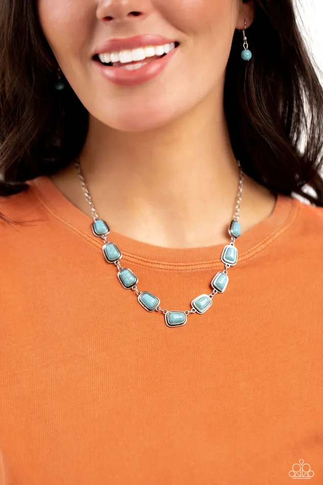 Necklaces Paparazzi Accessories Southern Safari Blue Necklace Jewelry by Bretta Necklaces Paparazzi Accessories Southern Safari Blue Necklace Jewelry by Bretta