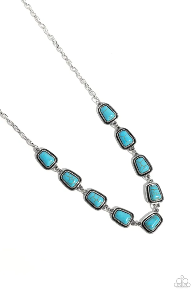 Necklaces Paparazzi Accessories Southern Safari Blue Necklace Jewelry by Bretta