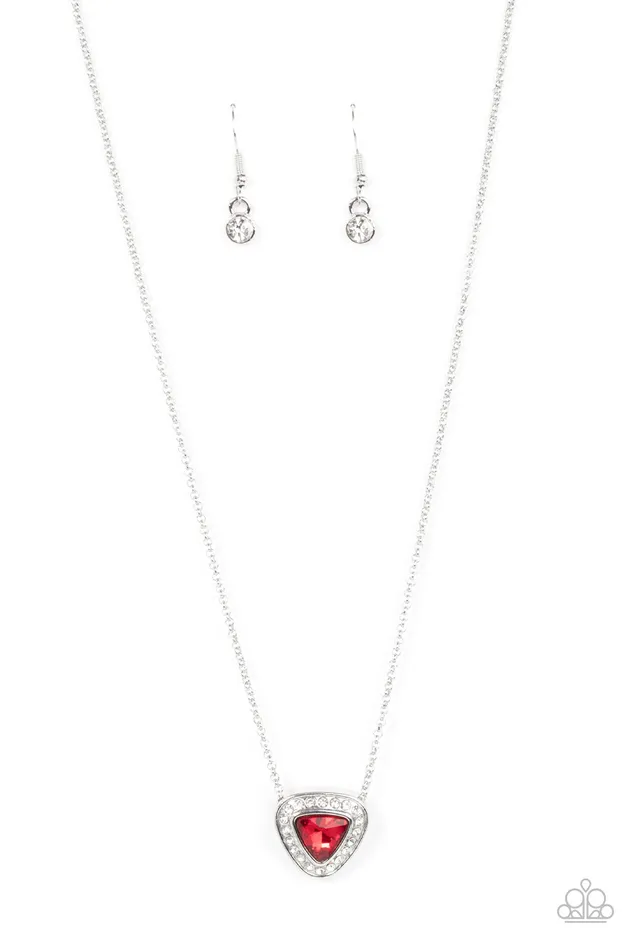 Necklaces Paparazzi Accessories The Whole Package Red Necklace Jewelry by Bretta