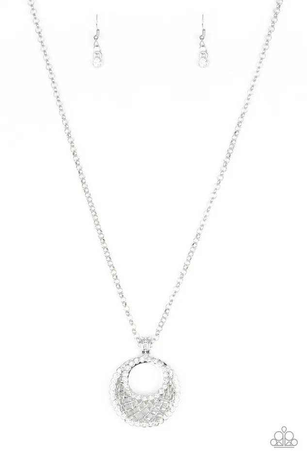 Net Worth White Necklace Jewelry by Bretta Paparazzi Accessories Necklaces