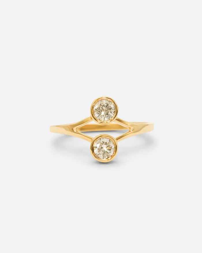 Nishi Rings Diamond Mirror Ring