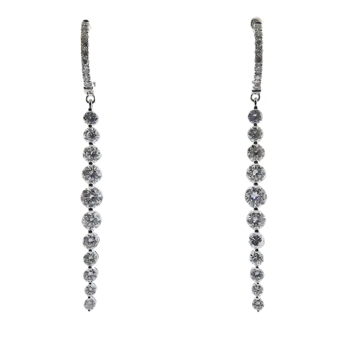 Odelia Odelia Diamond Gold Drop Earrings Earrings