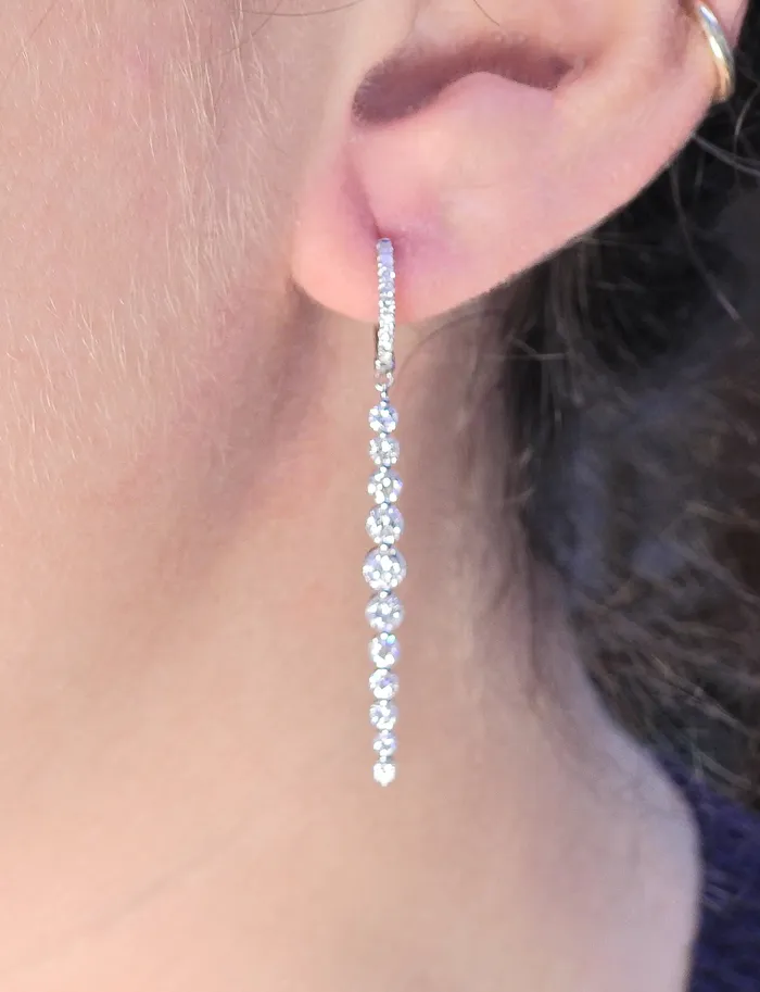 Odelia Odelia Diamond Gold Drop Earrings Earrings