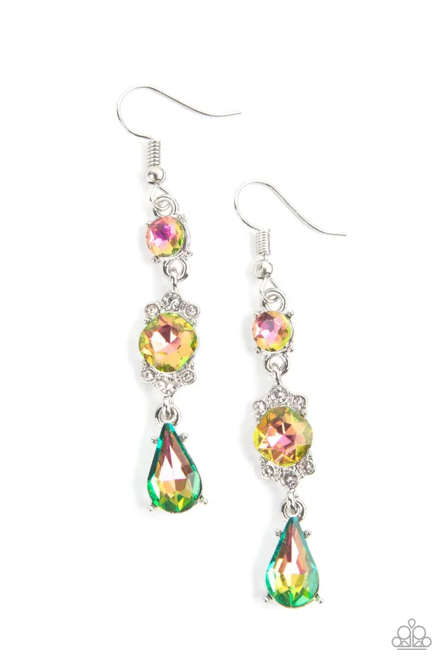 Outstanding Opulence Multi Earrings Jewelry by Bretta Paparazzi Accessories Earrings