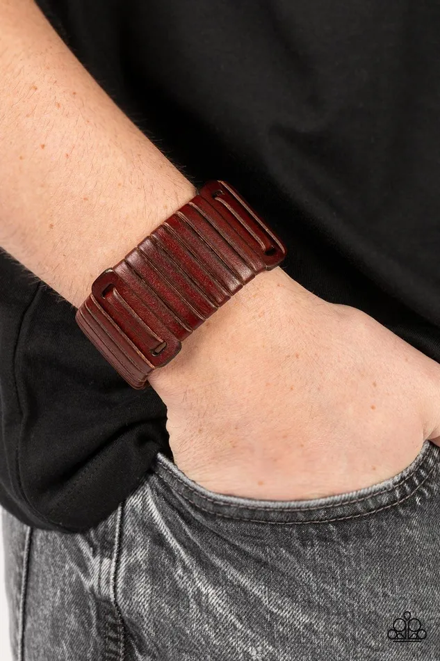 Paparazzi Accessories Bracelets Leather Lumberyard Brown Urban Bracelet Jewelry by Bretta Paparazzi Accessories Bracelets Leather Lumberyard Brown Urban Bracelet Jewelry by Bretta