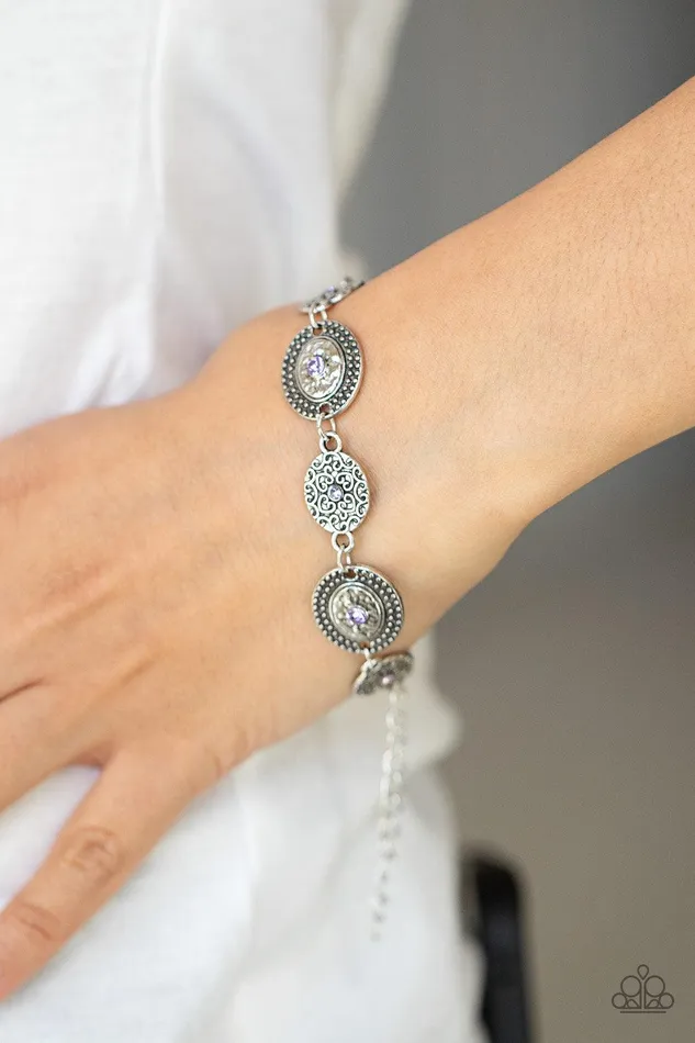 Paparazzi Accessories Bracelets Secret Garden Glamour Purple Bracelet Jewelry by Bretta