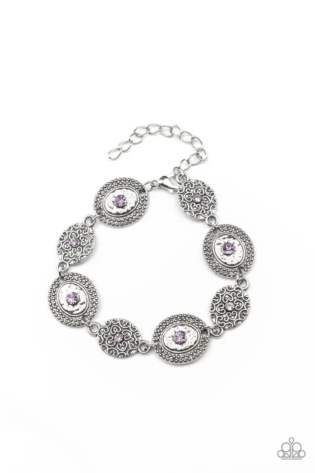 Paparazzi Accessories Bracelets Secret Garden Glamour Purple Bracelet Jewelry by Bretta