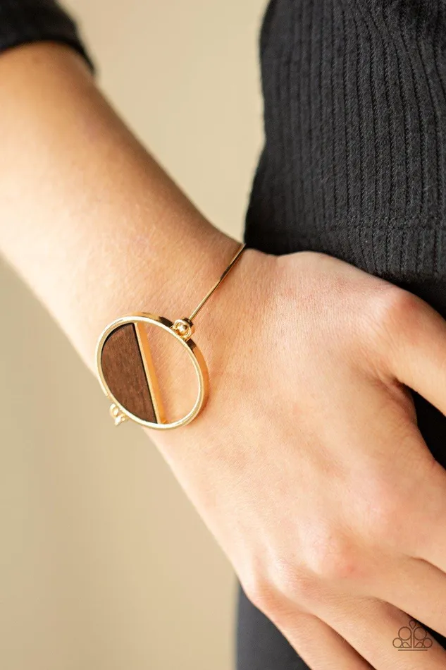 Paparazzi Accessories Bracelets Timber Trade Gold Bracelet Jewelry by Bretta
