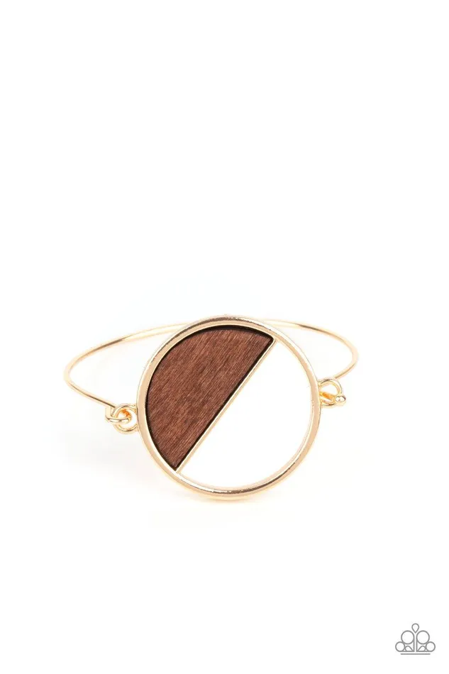 Paparazzi Accessories Bracelets Timber Trade Gold Bracelet Jewelry by Bretta