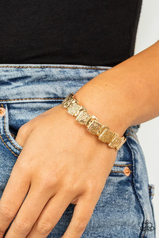 Paparazzi Accessories Bracelets Urban Stackyard Gold Bracelet Jewelry by Bretta Paparazzi Accessories Bracelets Urban Stackyard Gold Bracelet Jewelry by Bretta