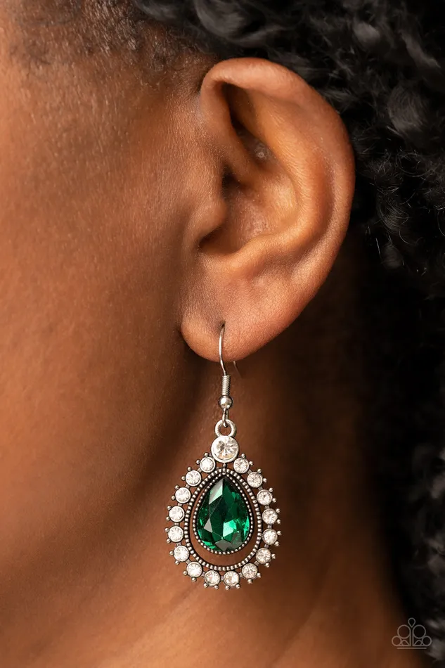 Paparazzi Accessories Earrings Divinely Duchess Green Earrings Jewelry by Bretta Paparazzi Accessories Earrings Divinely Duchess Green Earrings Jewelry by Bretta
