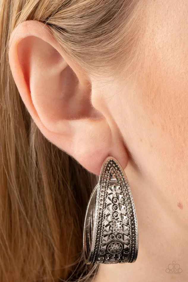 Paparazzi Accessories Earrings Marketplace Mixer Silver Earrings Jewelry by Bretta Paparazzi Accessories Earrings Marketplace Mixer Silver Earrings Jewelry by Bretta