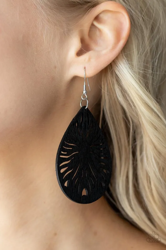 Paparazzi Accessories Earrings Sunny Incantations Black Earrings Jewelry by Bretta Paparazzi Accessories Earrings Sunny Incantations Black Earrings Jewelry by Bretta