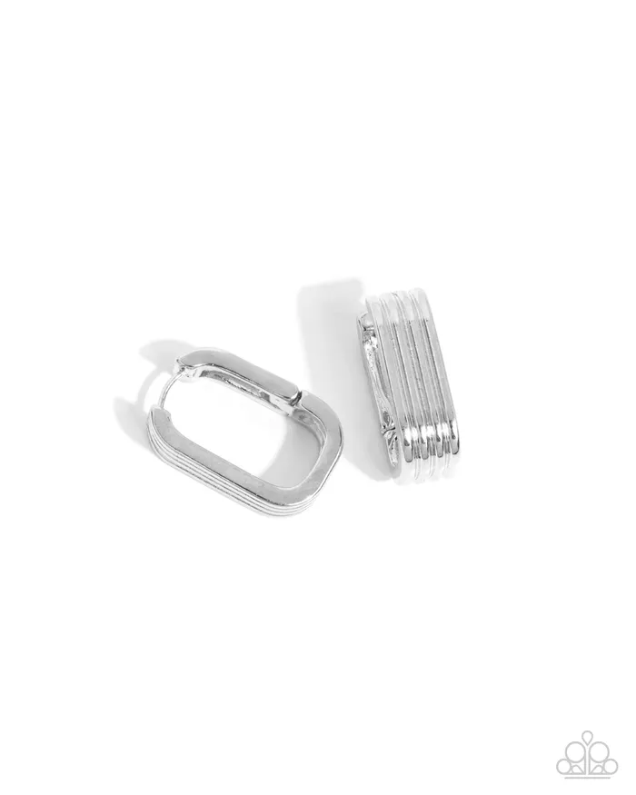 Paparazzi Accessories Earrings Vendetta Vanity Silver Earrings Jewelry by Bretta