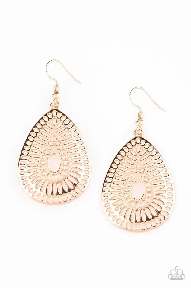 Paparazzi Accessories Earrings You Look GRATE Gold Earrings Jewelry By Bretta